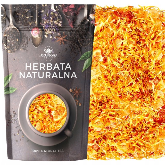 Herbata owocowa Mango Tango 200g nagietek pomarańcza papja mango super smak