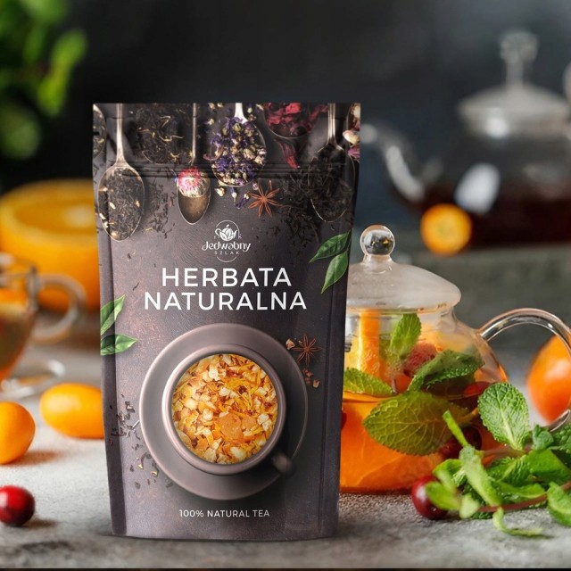 Herbata owocowa Mango Tango 200g nagietek pomarańcza papja mango super smak