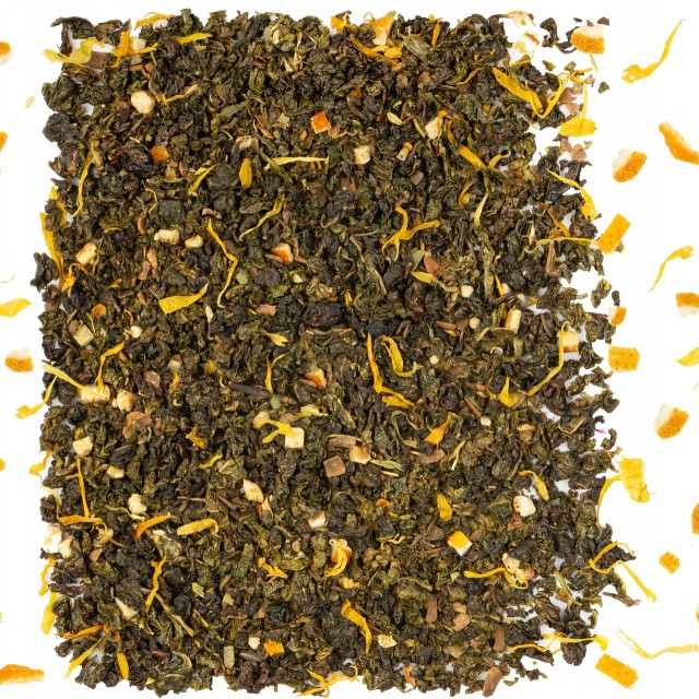 OOLONG herbata liściasta Ulung pomarańcza ORANGE 100 g Jedwabny szlak