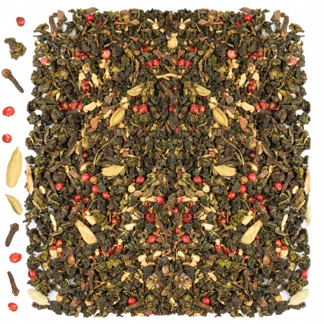 OOLONG herbata Ulung Chai cynamon imbir goździk 100 g Jedwabny szlak
