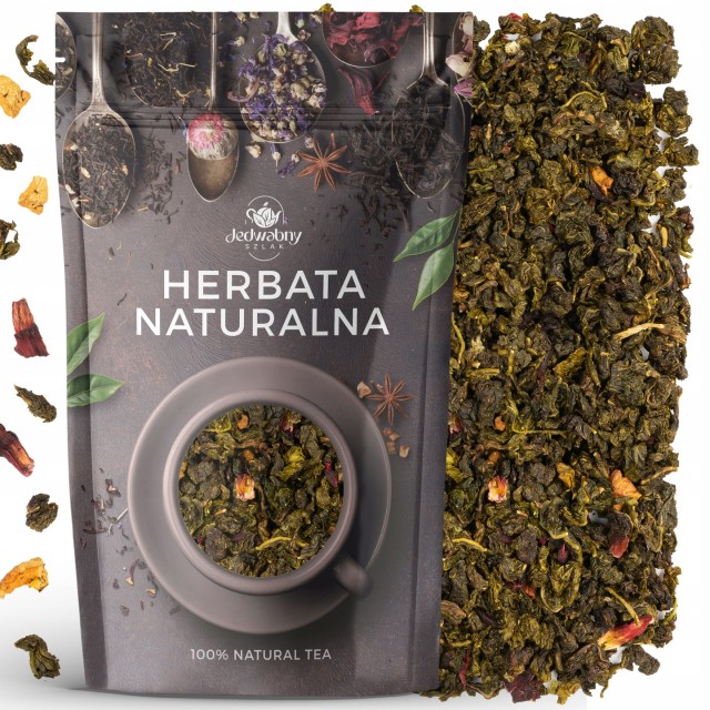 OOLONG herbata liściasta Ulung Brzoskwinia 100 g Jedwabny szlak