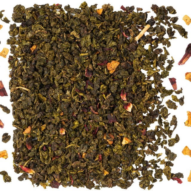 OOLONG herbata liściasta Ulung Brzoskwinia 100 g Jedwabny szlak