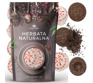 Herbata czerwona PU EHR TOUCHA gniazda 100g Jedwabny szlak