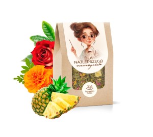 Herbata zielona PODZIĘKOWANIE na DZIEŃ NAUCZYCIELA Yellow River 20g PREZENT
