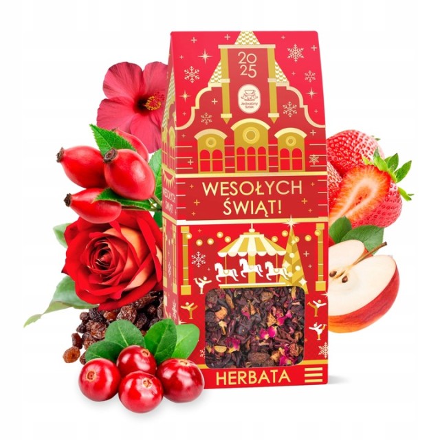 Herbata noworoczna ŻURAWINOWO-TRUSKAWKOWA 50 g