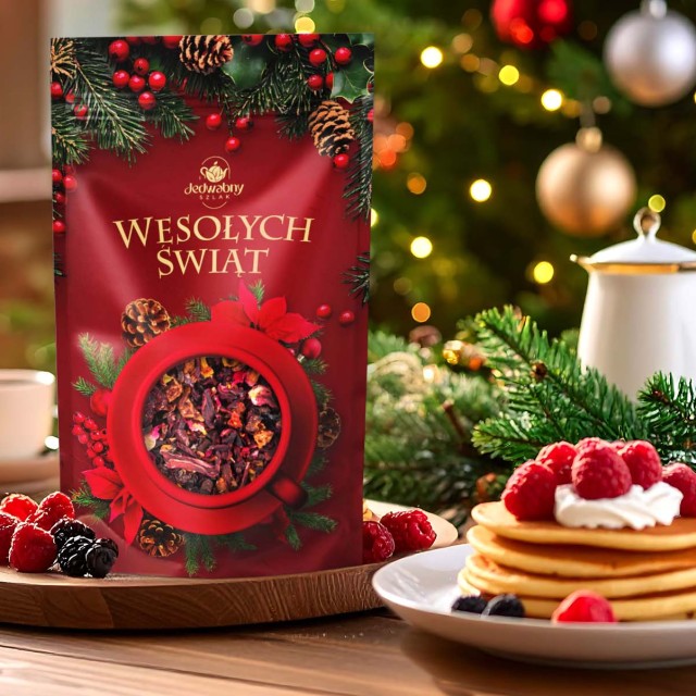 Herbata świąteczna ŻURAWINOWO-TRUSKAWKOWA 100 g