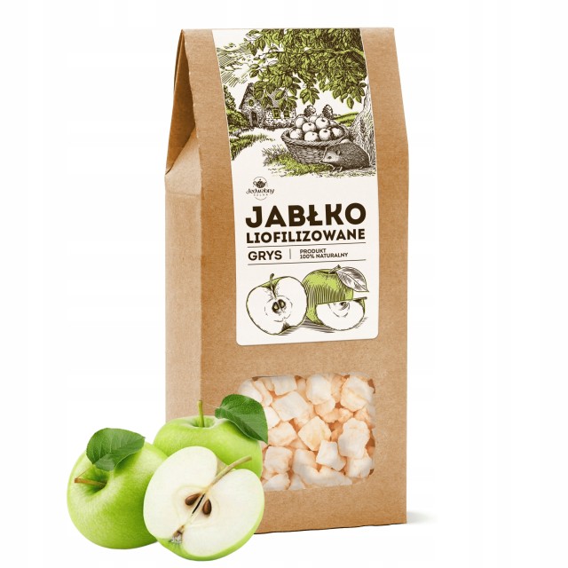 Jabłko liofilizowane KOSTKA grys 30g