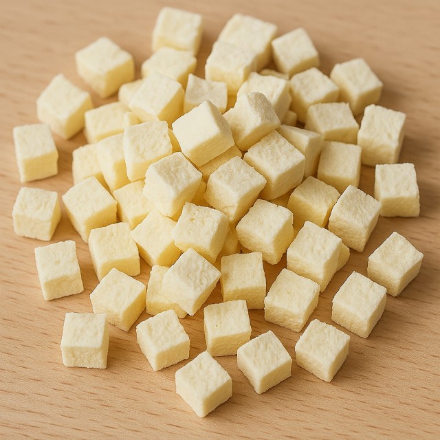 Jabłko liofilizowane KOSTKA grys 100g Klasa AAA