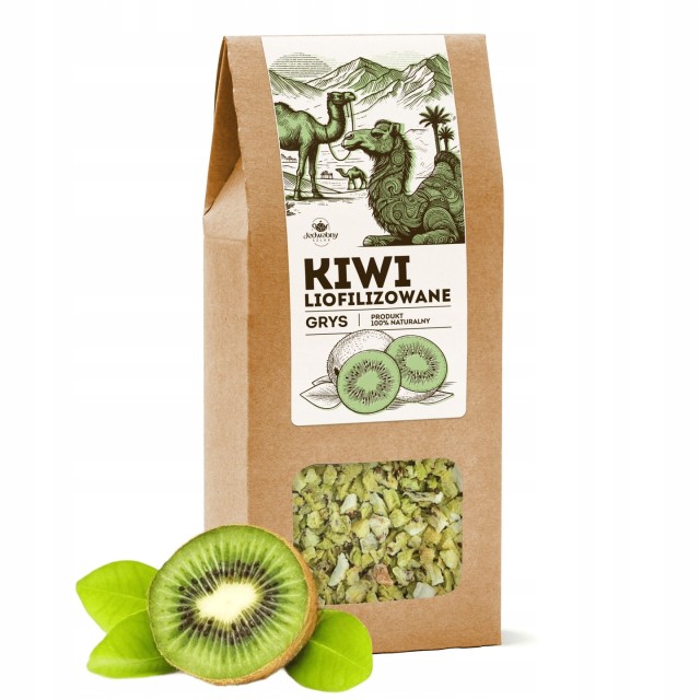 Kiwi liofilizowane KOSTKA grys 50g