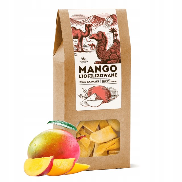 Mango liofilizowane KAWAŁKI 30g