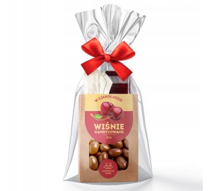PODZIĘKOWANIE dla gości wiśnie w czekoladzie konfitura MINI-PREZENT słodycz