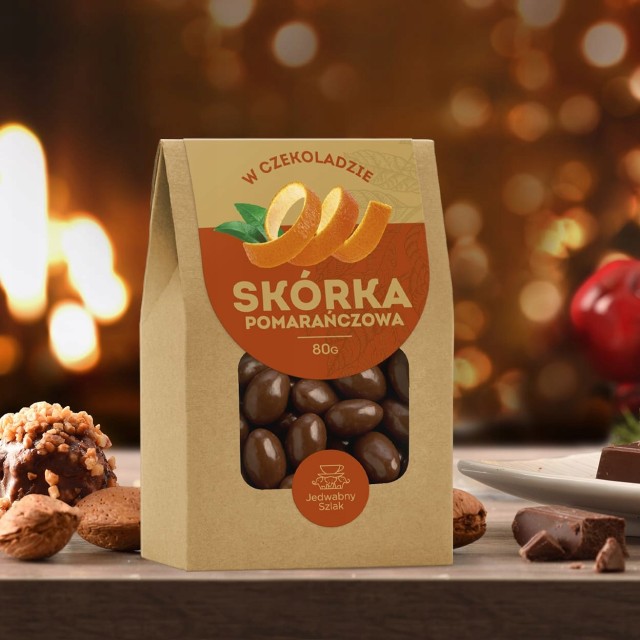 Skórka pomarańczowa w czekoladzie 80 g