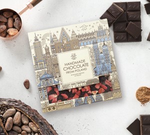 Czekolada ciemna z truskawkami i jagodami Polskie Miasta 85g