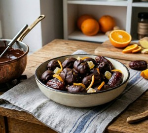 Daktyle w czekoladzie z IMBIREM i POMARAŃCZĄ 200 g PRZEKĄSKA