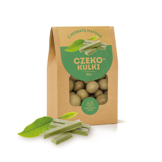 Czekokulki z herbatą Matcha 80g