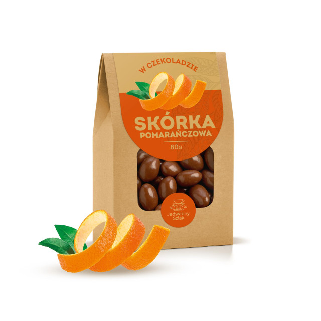 Skórka pomarańczowa w czekoladzie 80g