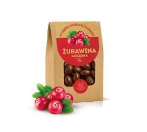 Żurawina w czekoladzie belgijskiej 80 g