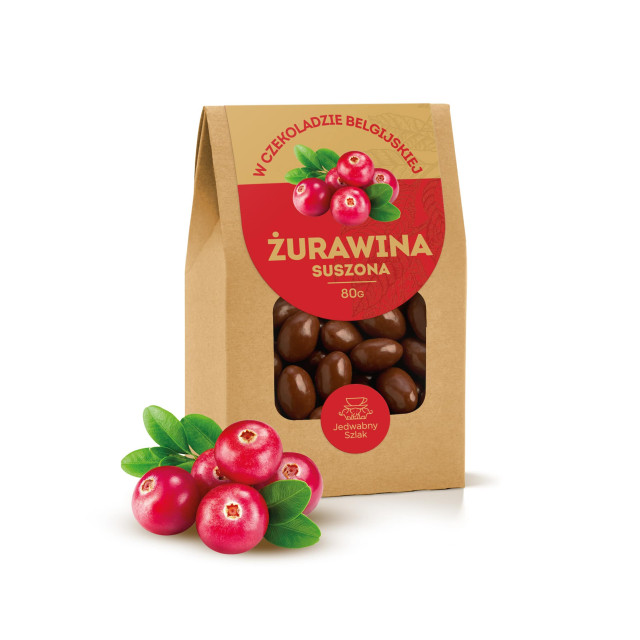 Żurawina w czekoladzie belgijskiej 80 g