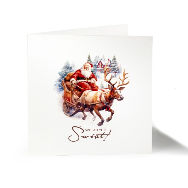 Czekolada na święta rubinowa z ananasem i truskawkami 85g Mikołaj Renifer