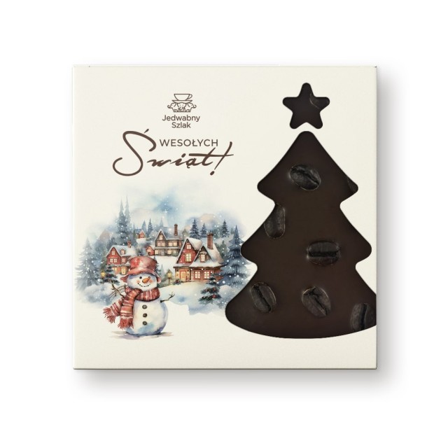 Czekolada na święta ciemna z kawą i miętą 85g