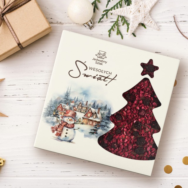 Czekolada na święta mleczna z jagodami 85g