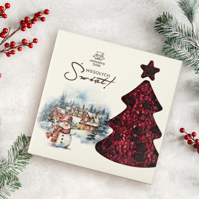 Czekolada na święta mleczna z jagodami 85g