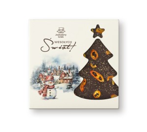 Czekolada na święta ciemna z papryczkami chili i solą morską 85g