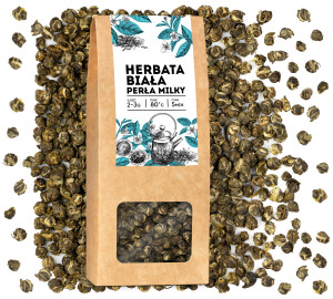 Milky perl herbata biała premium Perła milky 50g