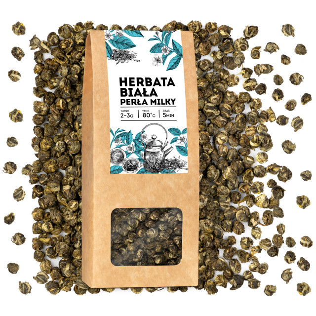 Milky perl herbata biała premium Perła milky 50g