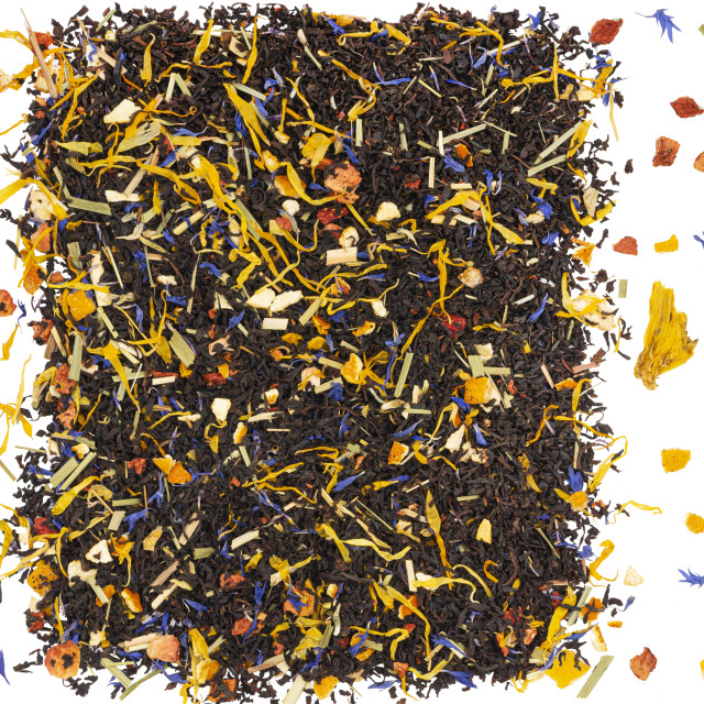 Herbata czarna EARL GREY WIOSENNY 100 g bławatek blawatek Jedwabny szlak