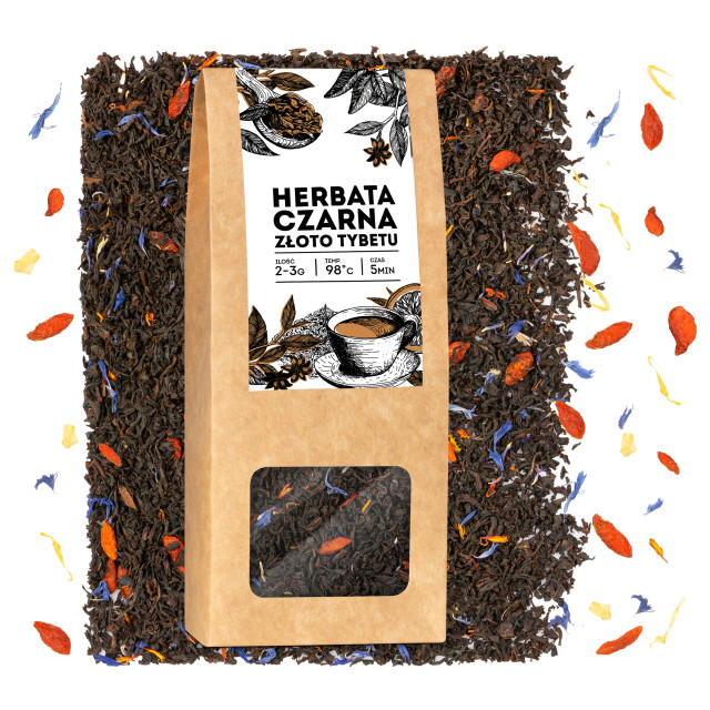 Herbata czarna Złoto Tybetu 50g