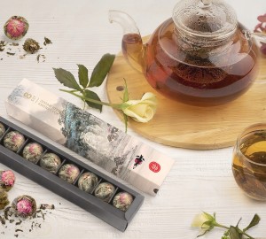 Zestaw Chińskich herbat kwitnących 8szt