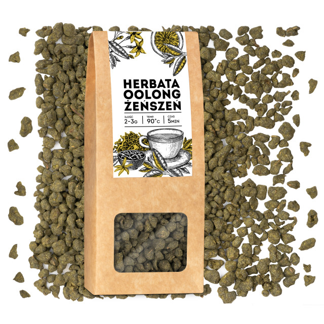 Oolong Żeńszeń klasyczny ulung 100g