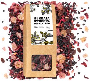 Herbata owocowa Wiśnia i Rum 100g