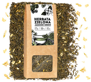 Zielona herbata Jasmine green Jedwabny szlak 50 g