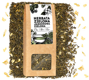 Jaśminowa zielona herbata Jedwabny szlak 50 g