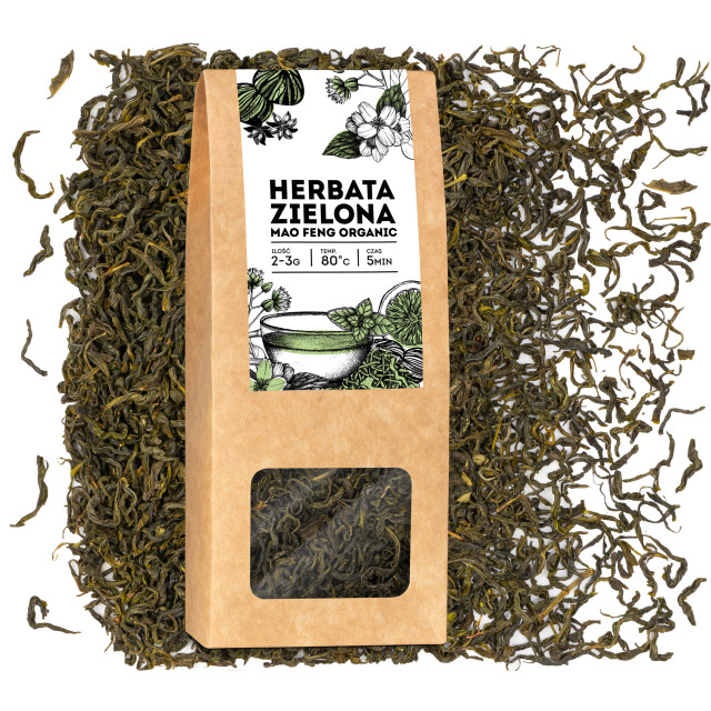 Mao Feng organic młode listki