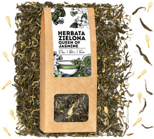 Herbata zielona Queen od Jasmine 50g