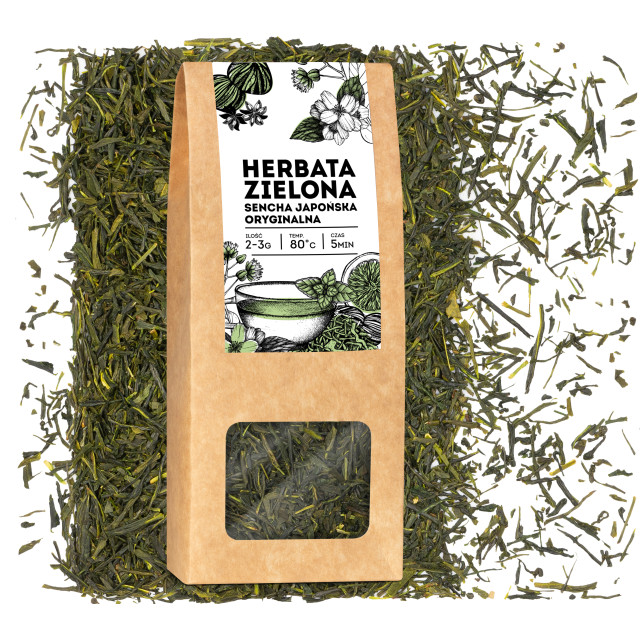 Sencha Japońska oryginalna herbata zielona