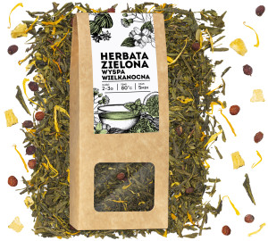 Zielona herbata Wyspa wielkanocna Jedwabny szlak 50 g