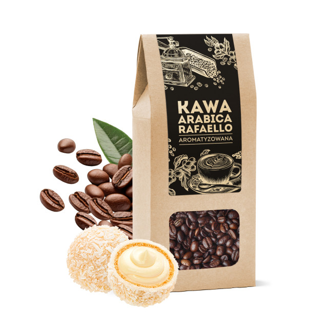 Kawa ziarnista Arabica smakowa Rafaello 100 g