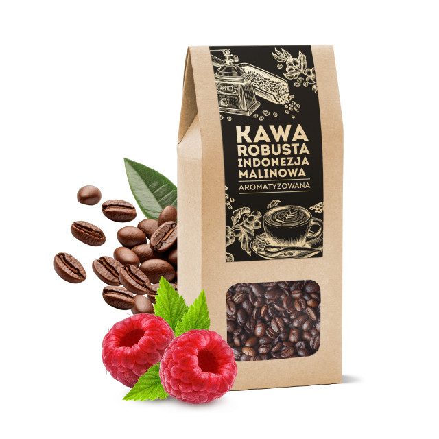 Kawa Robusta Indonezja malinowa 100 g