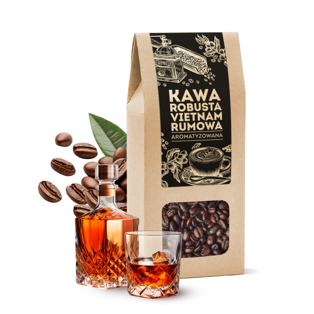 Kawa ziarnista Robusta Vietnam rumowa 100 g