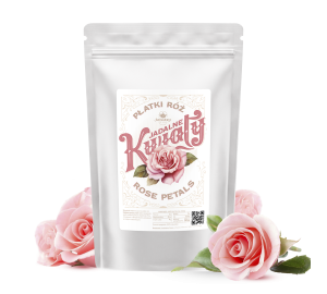 Jadalne płatki róż suszone jadalne kwiaty świeże i aromatyczne 50g