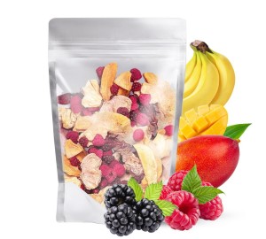 MIX banan malina mango jeżyna KLASA AAA 100g