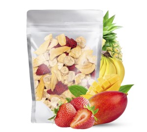 MIX truskawka mango banan ananas KLASA AAA 100g 