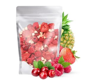 MIX żurawina malina truskawka ananas KLASA AAA 100g