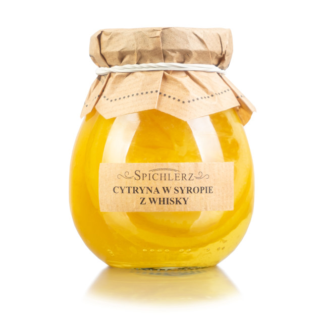 Cytryna w syropie z whisky ~ 260 g