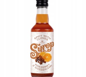 Syrop korzenny 250 ml na święta syrop z goździkami MIOD CYNAMON do kawy