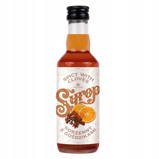 Syrop korzenny 250 ml na święta syrop z goździkami MIOD CYNAMON do kawy
